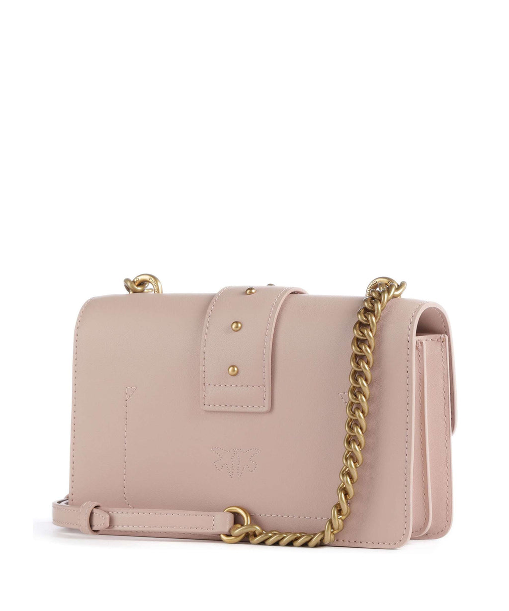 Pinko Love One Mini Crossbody bag cipria