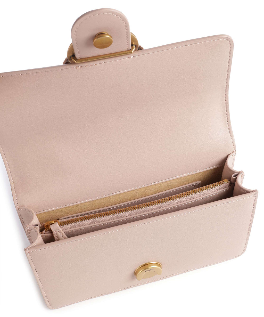 Pinko Love One Mini Crossbody bag cipria