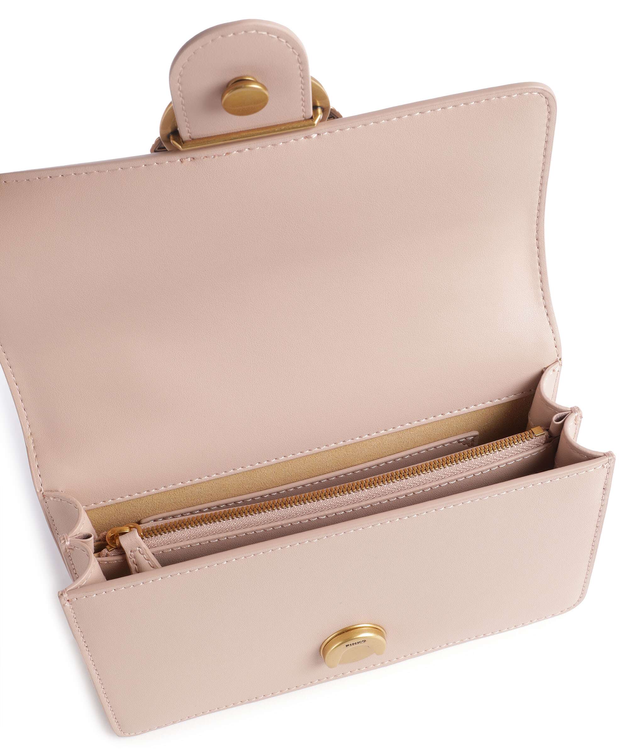 Pinko Love One Mini Crossbody bag cipria