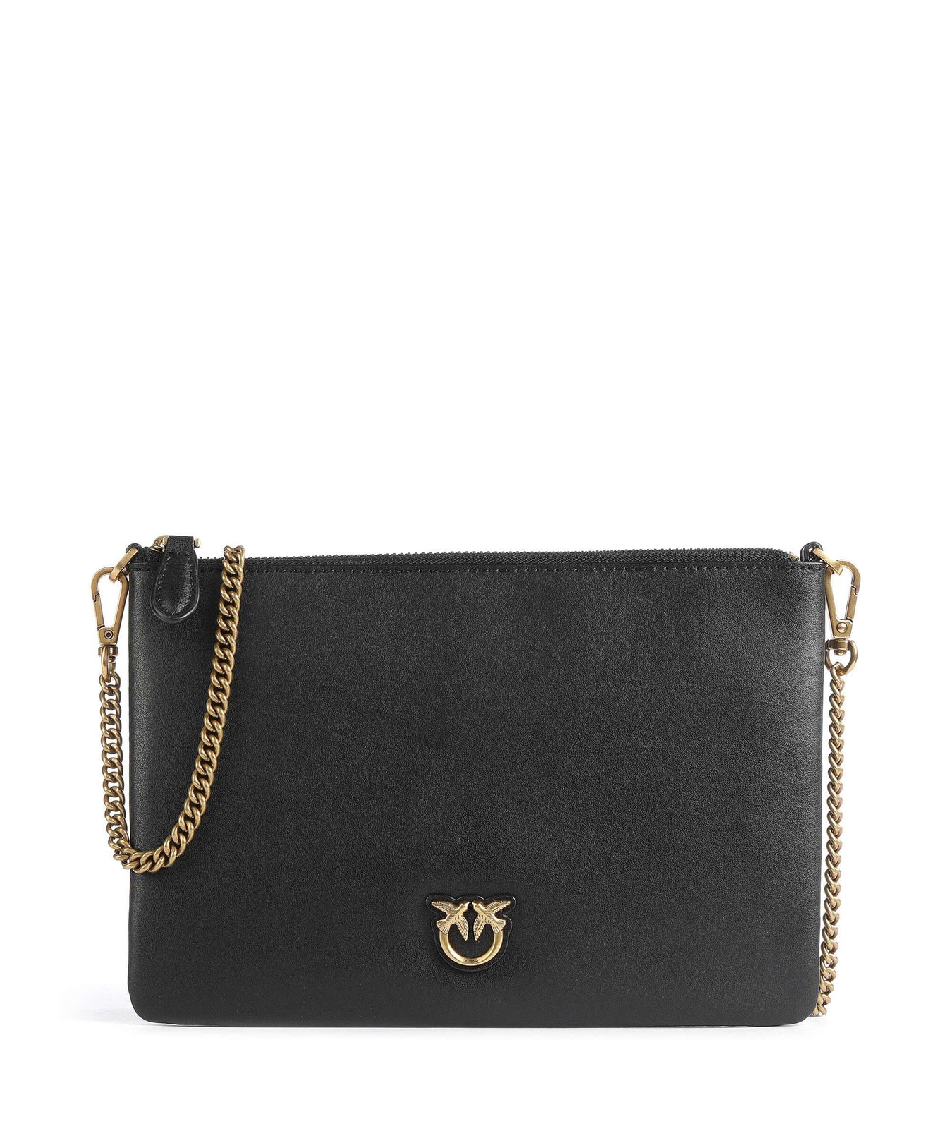 Pinko Flat Classic Crossbody bag nero/antique gold