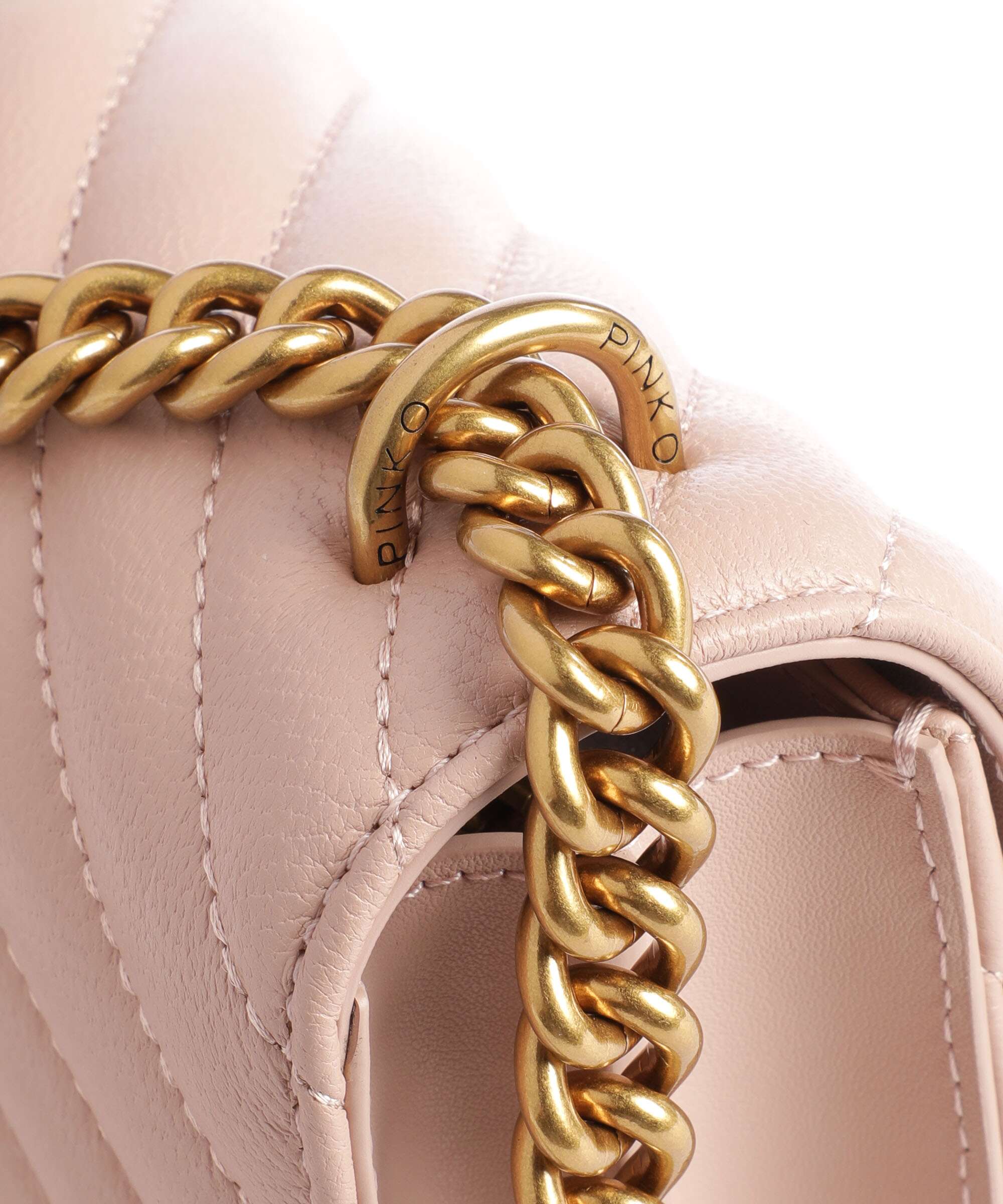 Pinko Love One Mini Shoulder bag cipria/antique gold