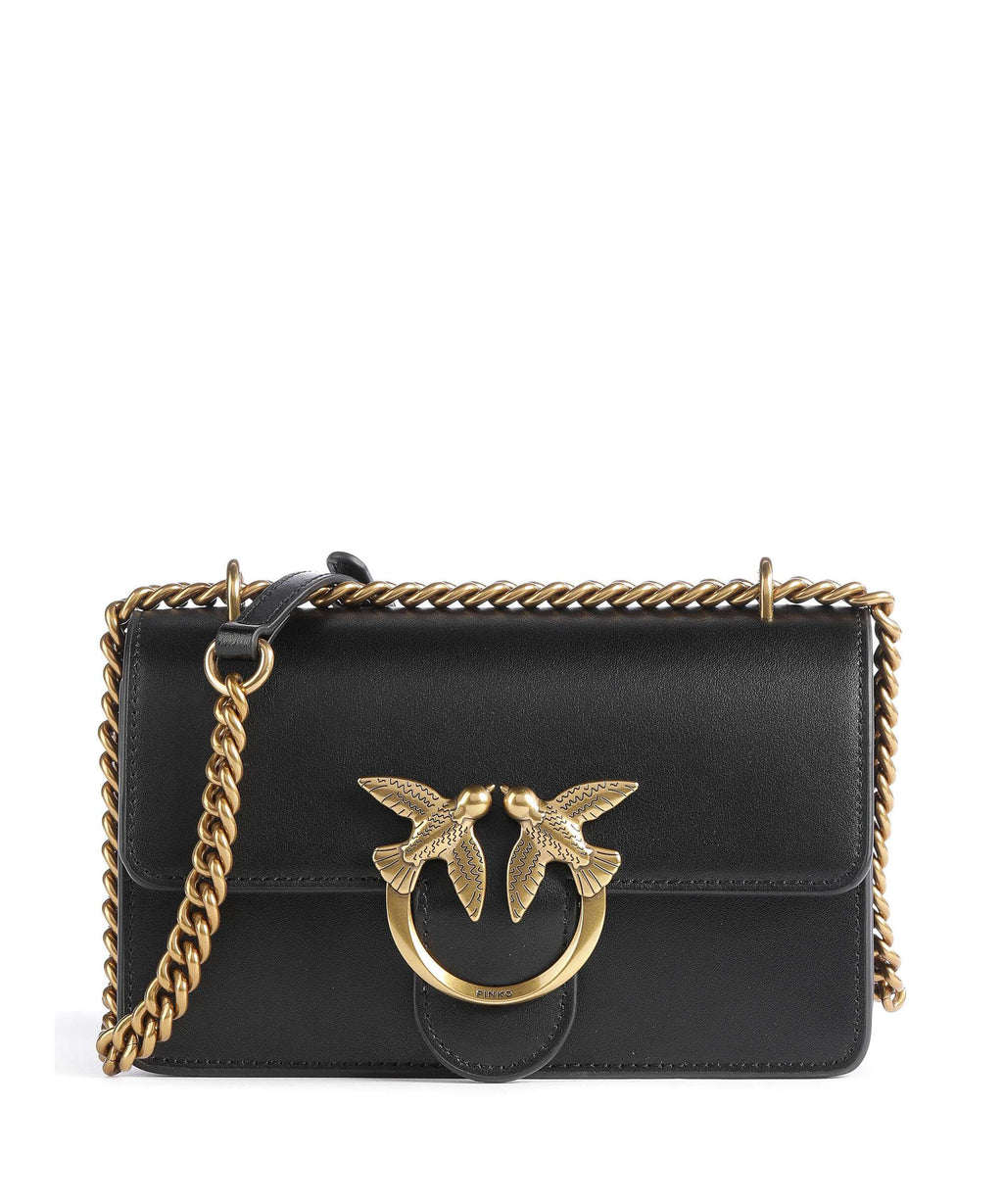 Pinko Love One Mini Shoulder bag nero/antique gold