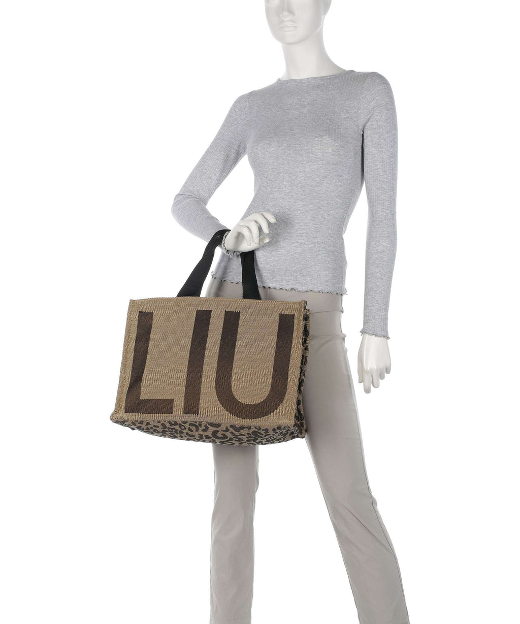 Liu Jo Animalier Tote bag brown animalier               