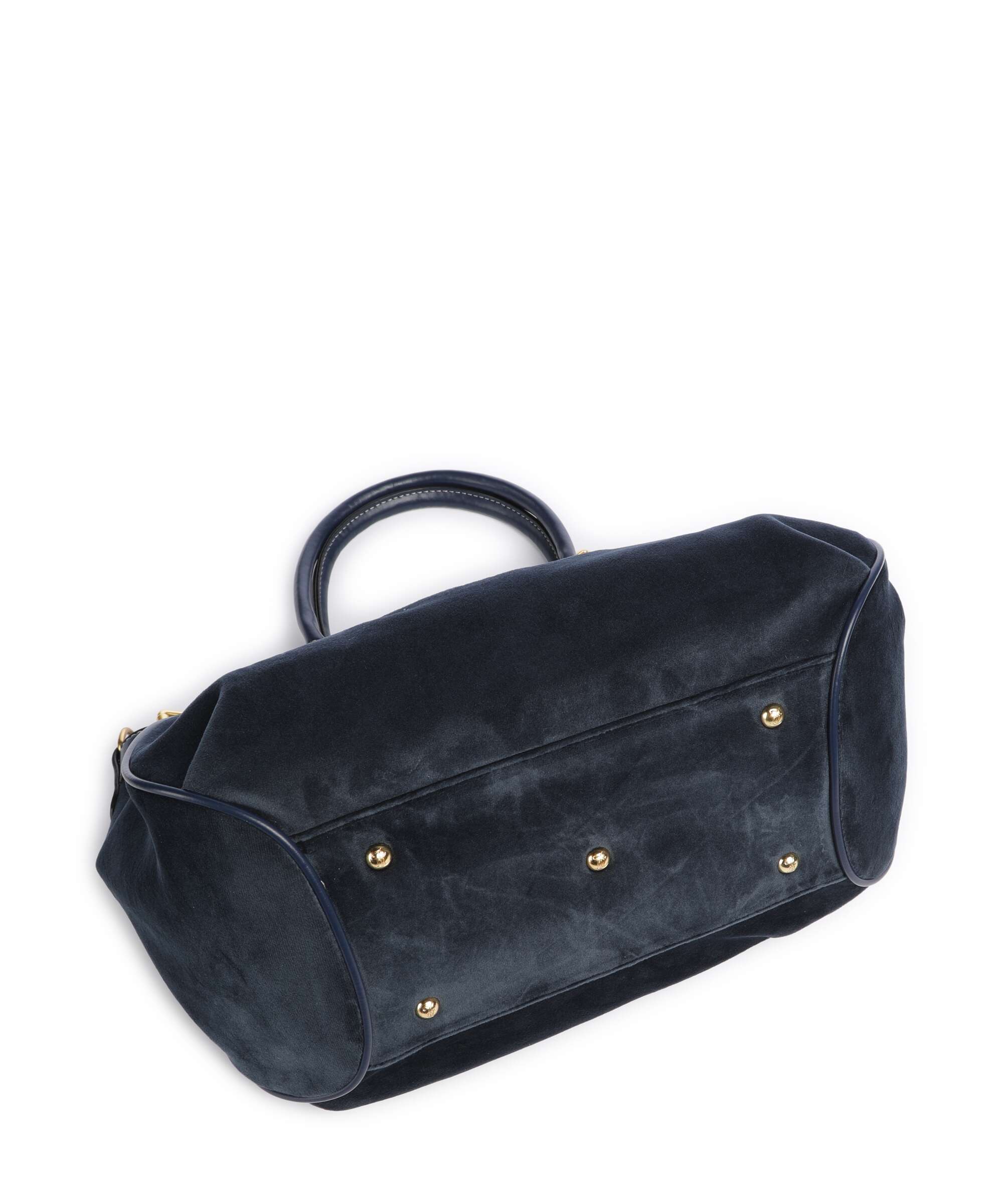 Juicy Couture Twig Narrative Velvet L Tote bag blue depths