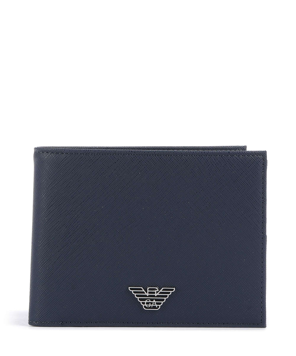 Emporio Armani Saffiano Animation Wallet medieval blue