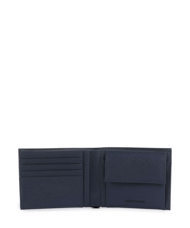 Emporio Armani Saffiano Animation Wallet medieval blue