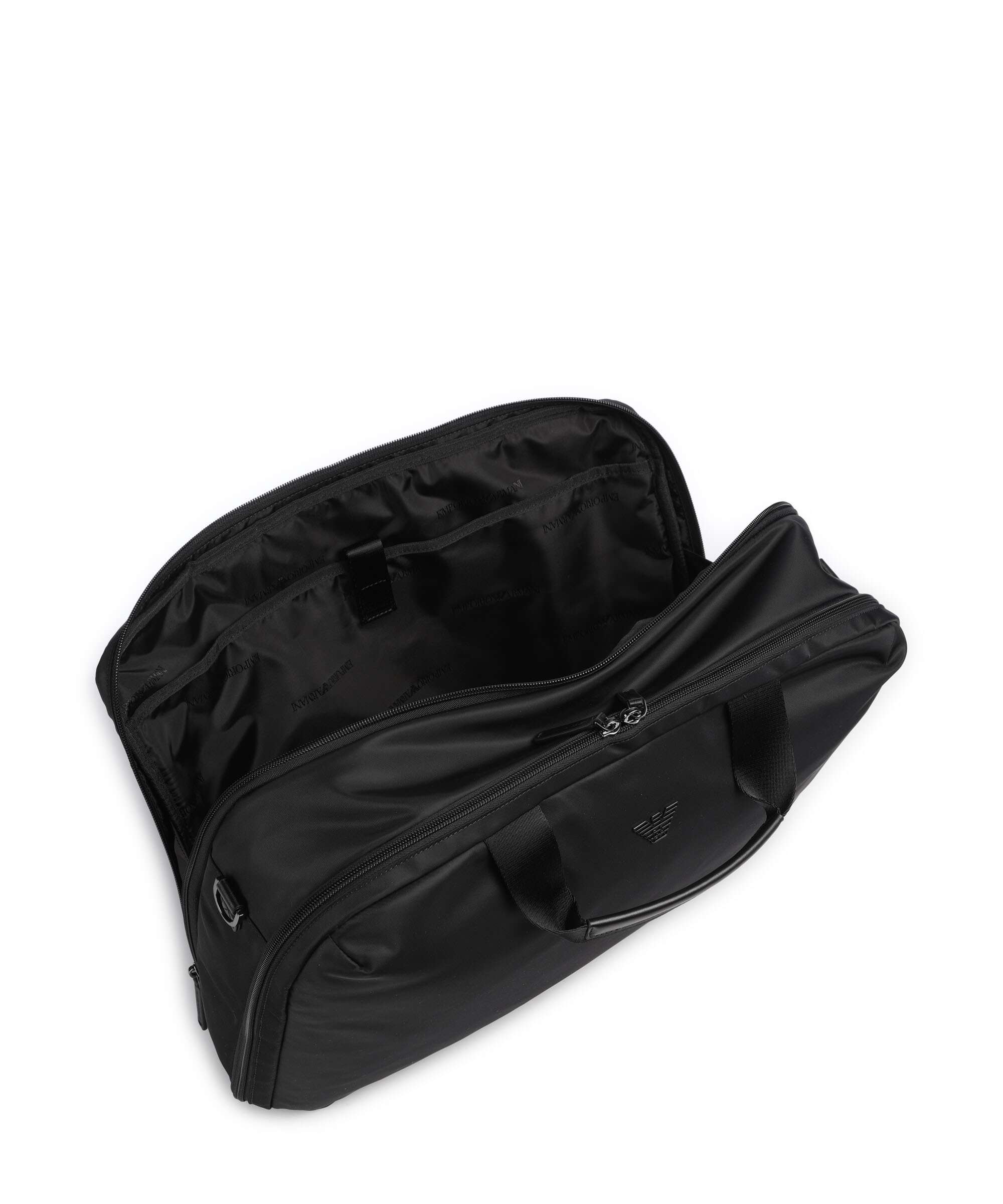 Emporio Armani Recycled Nylon Backpack bag black beauty