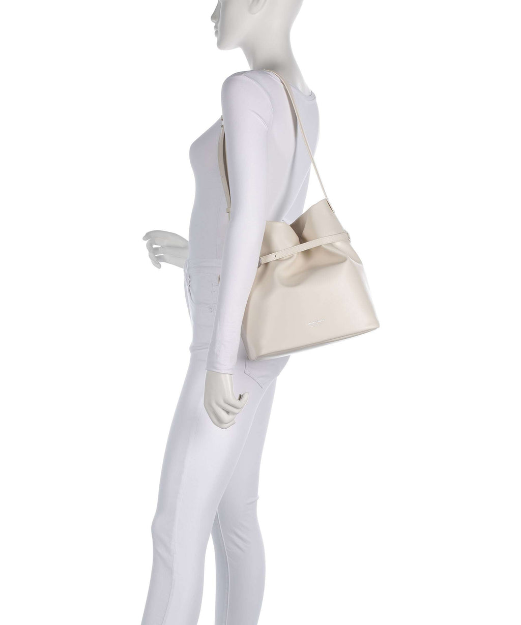 Emporio Armani Deva M Bucket bag marble