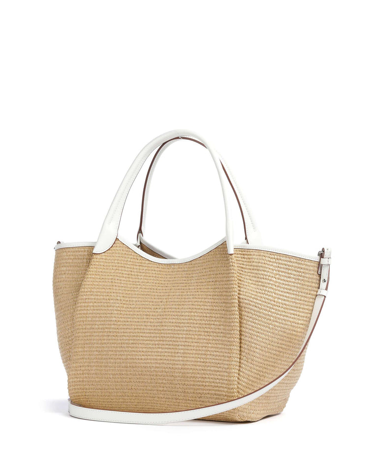 Emporio Armani Durini 24 M-L Tote bag naturale/bianco