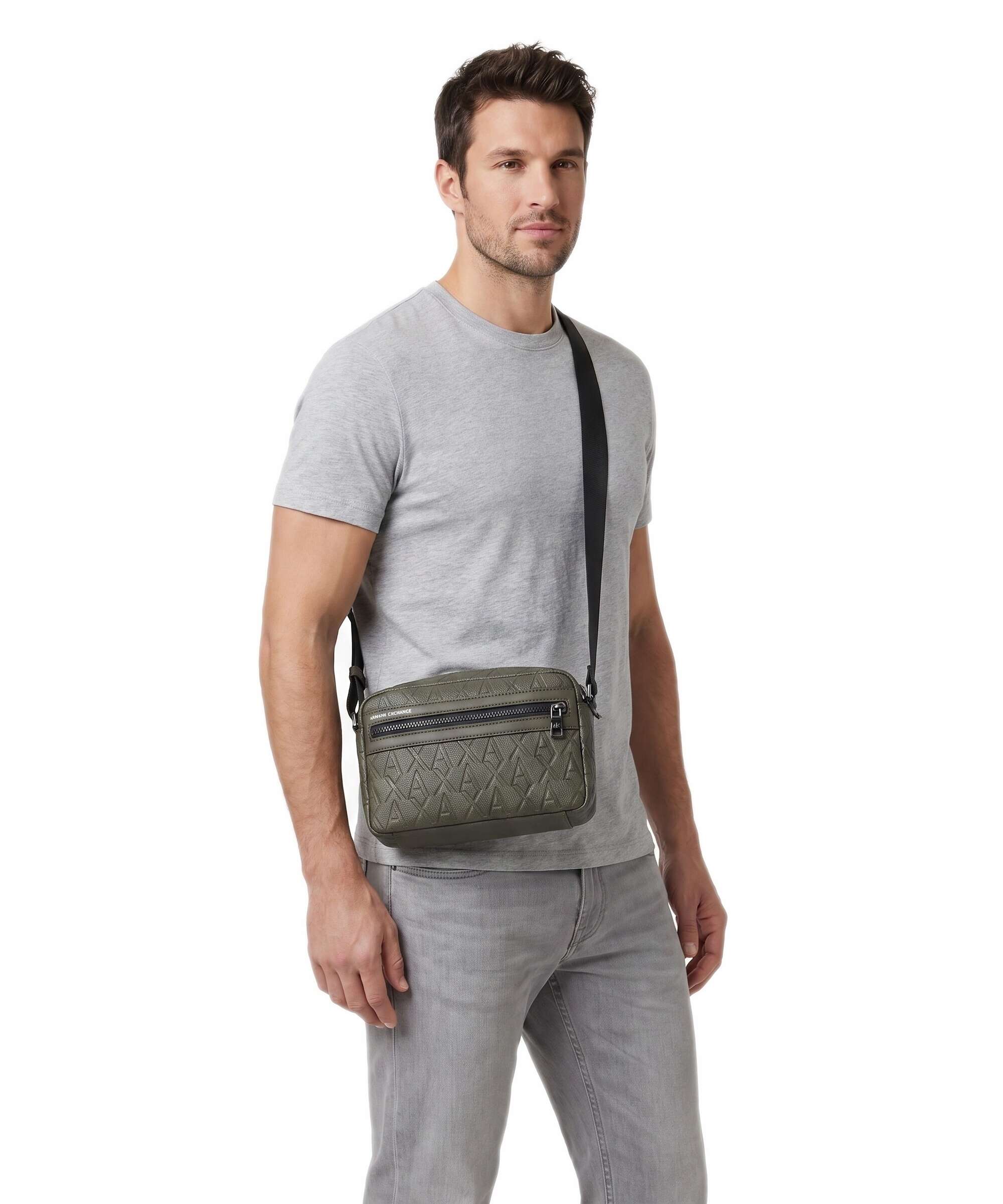 Armani Exchange Liam Crossbody bag falcon