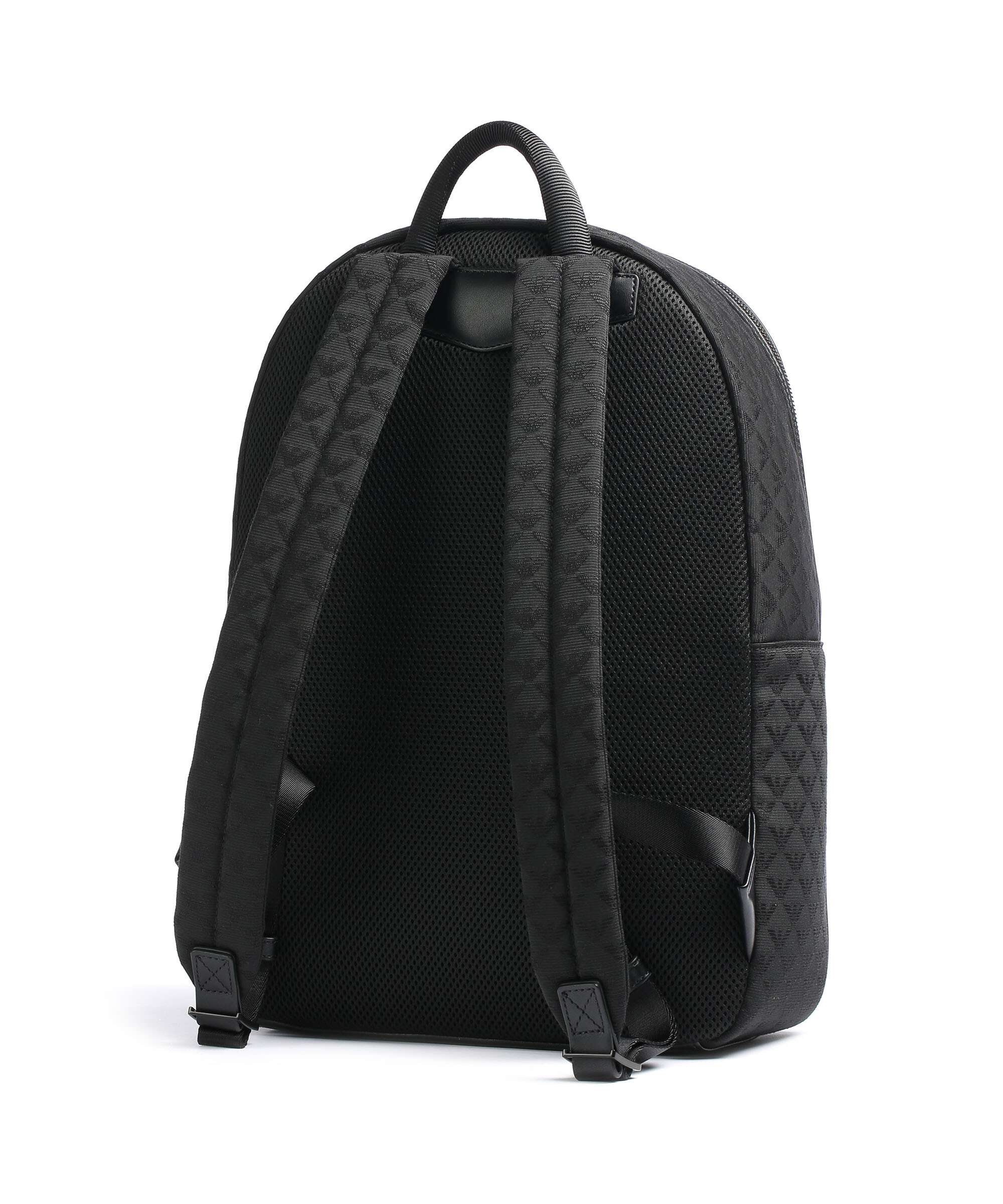 Emporio Armani Omnia Jacquard Backpack black