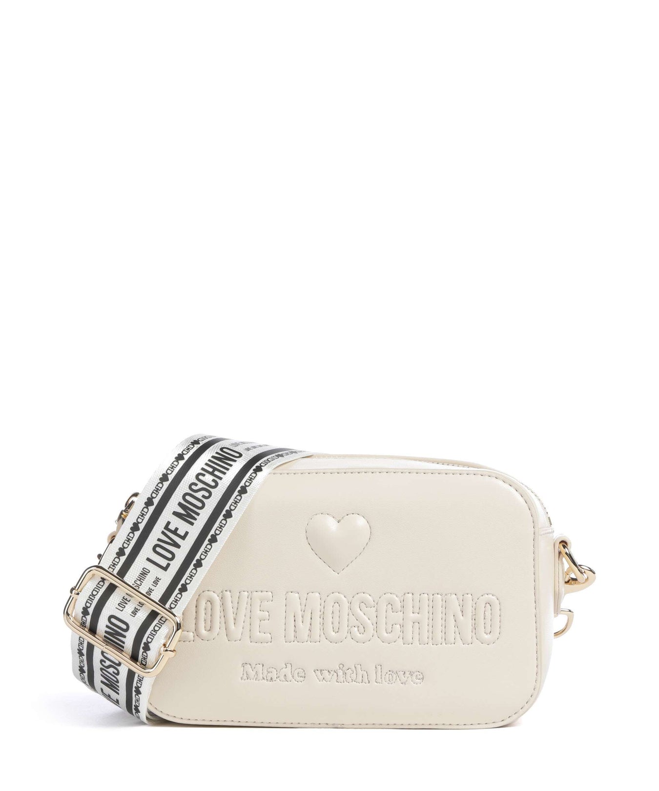 Love Moschino Ember Crossbody bag avorio