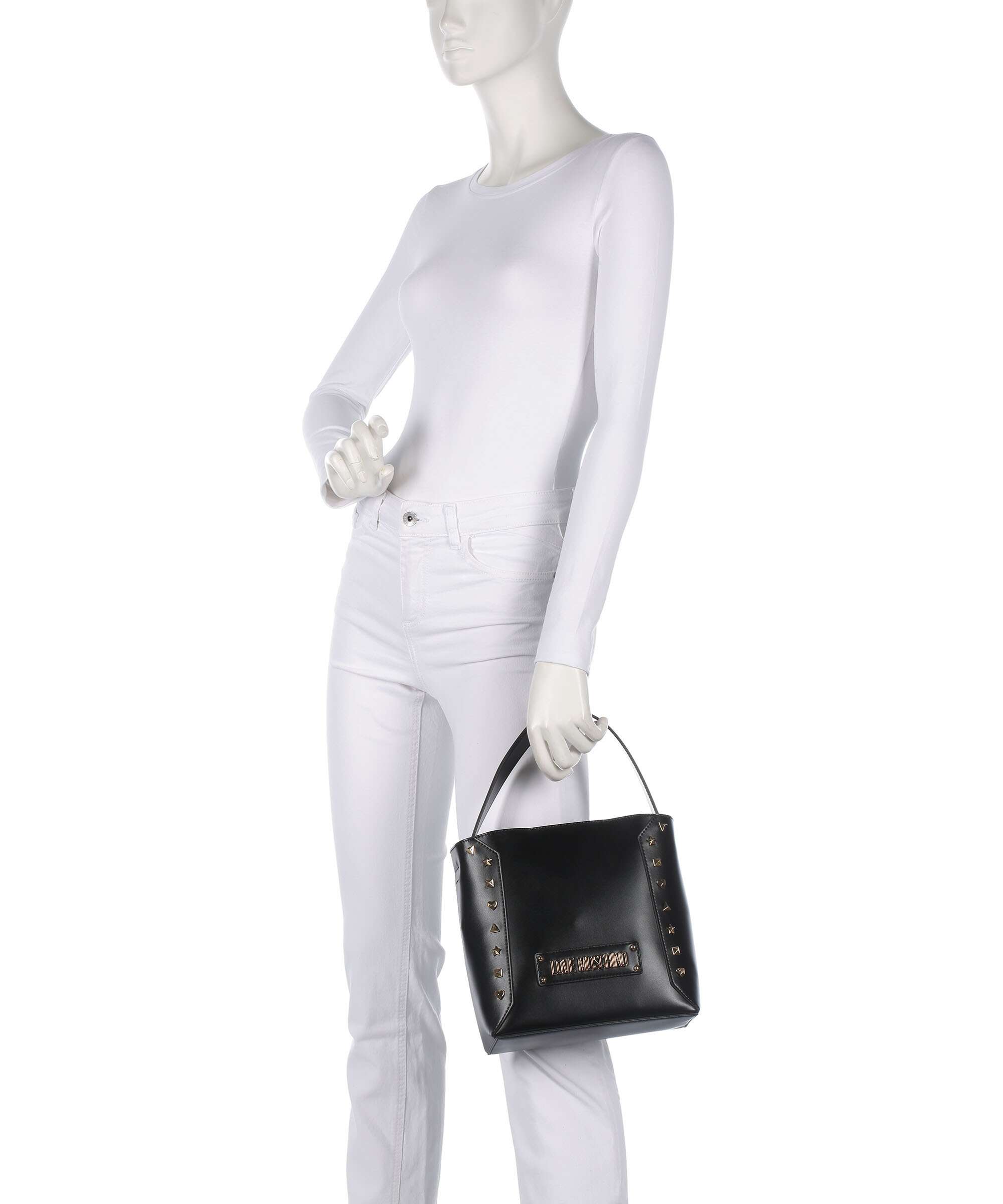 Love Moschino Timeless Handbag nero