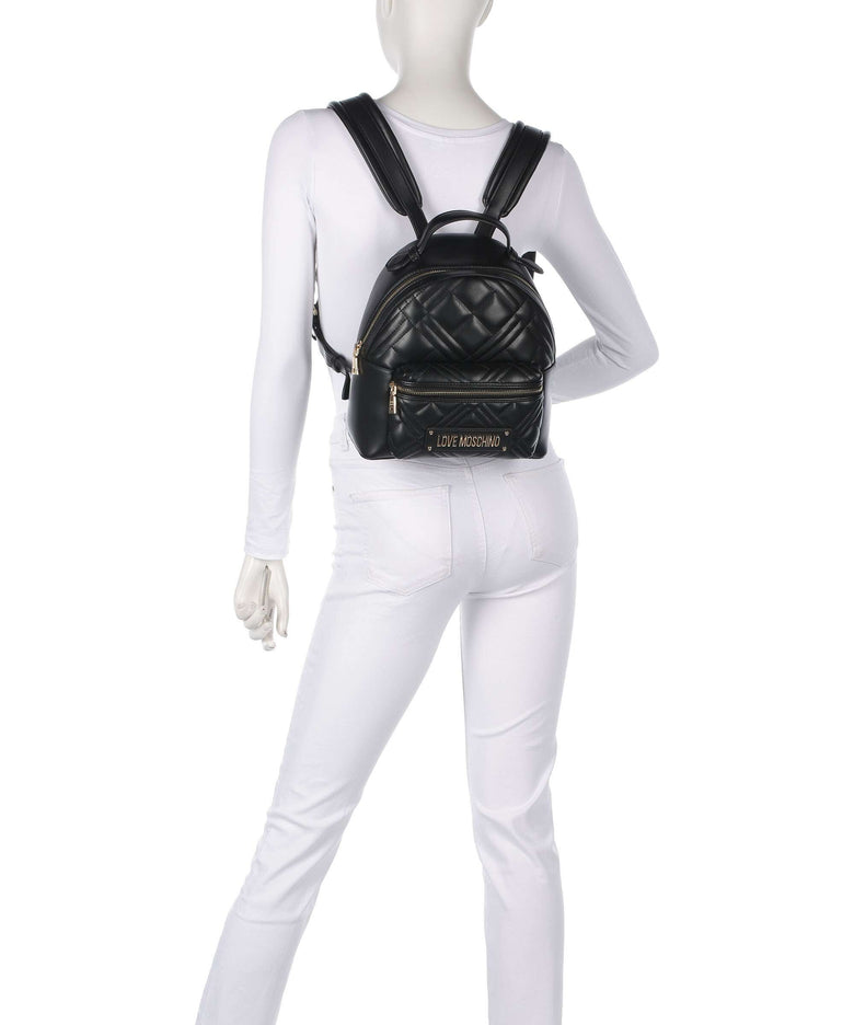 Love Moschino Quilted Backpack nero