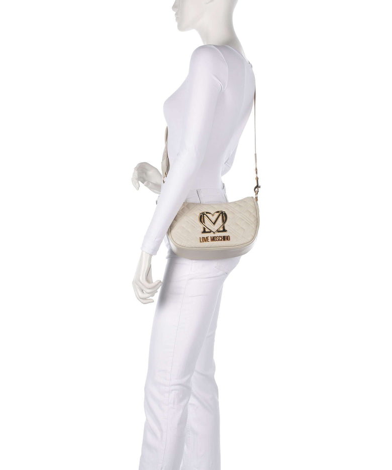 Love Moschino Allure Shoulder bag avorio