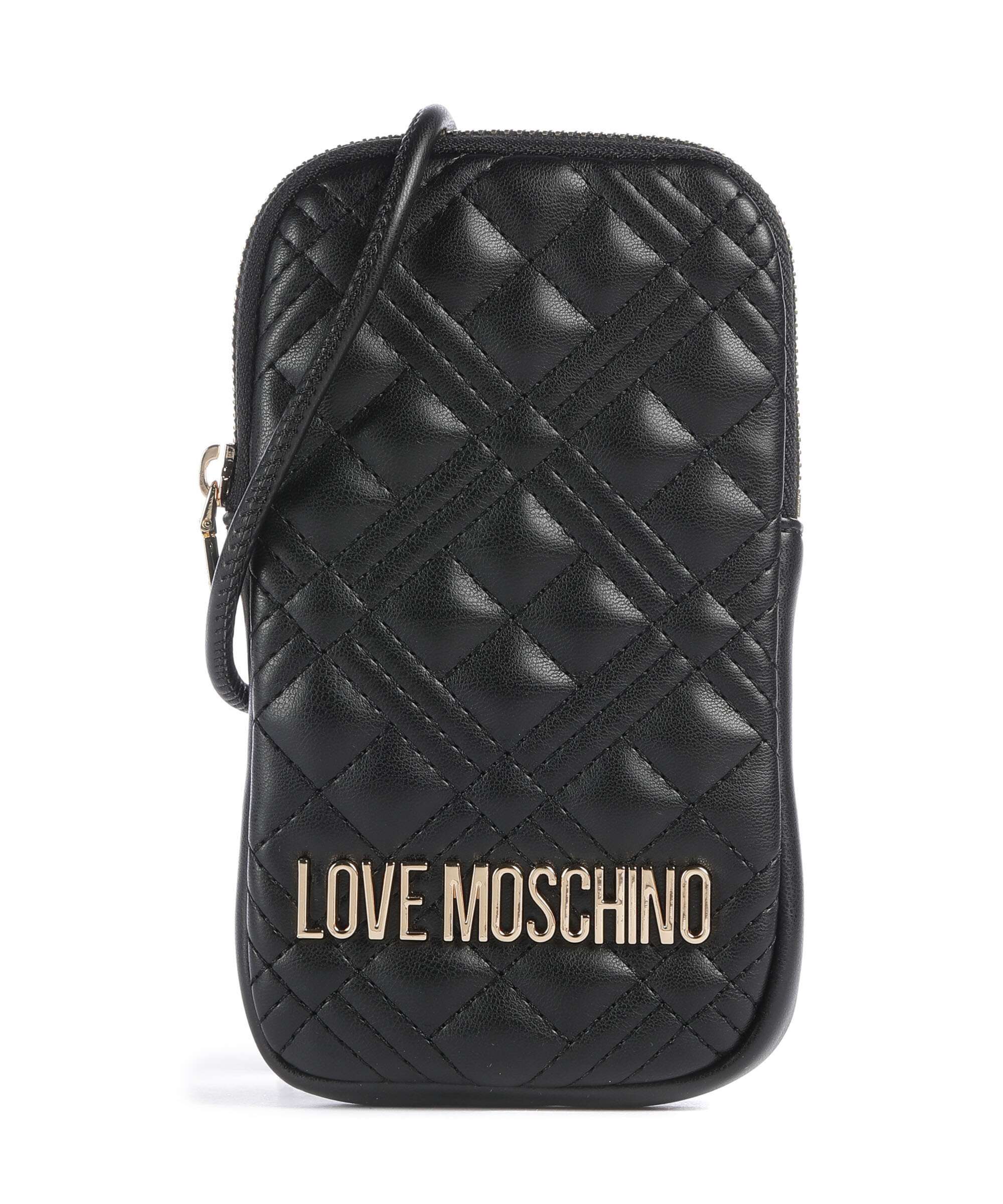Love Moschino Quilted Phone bag nero
