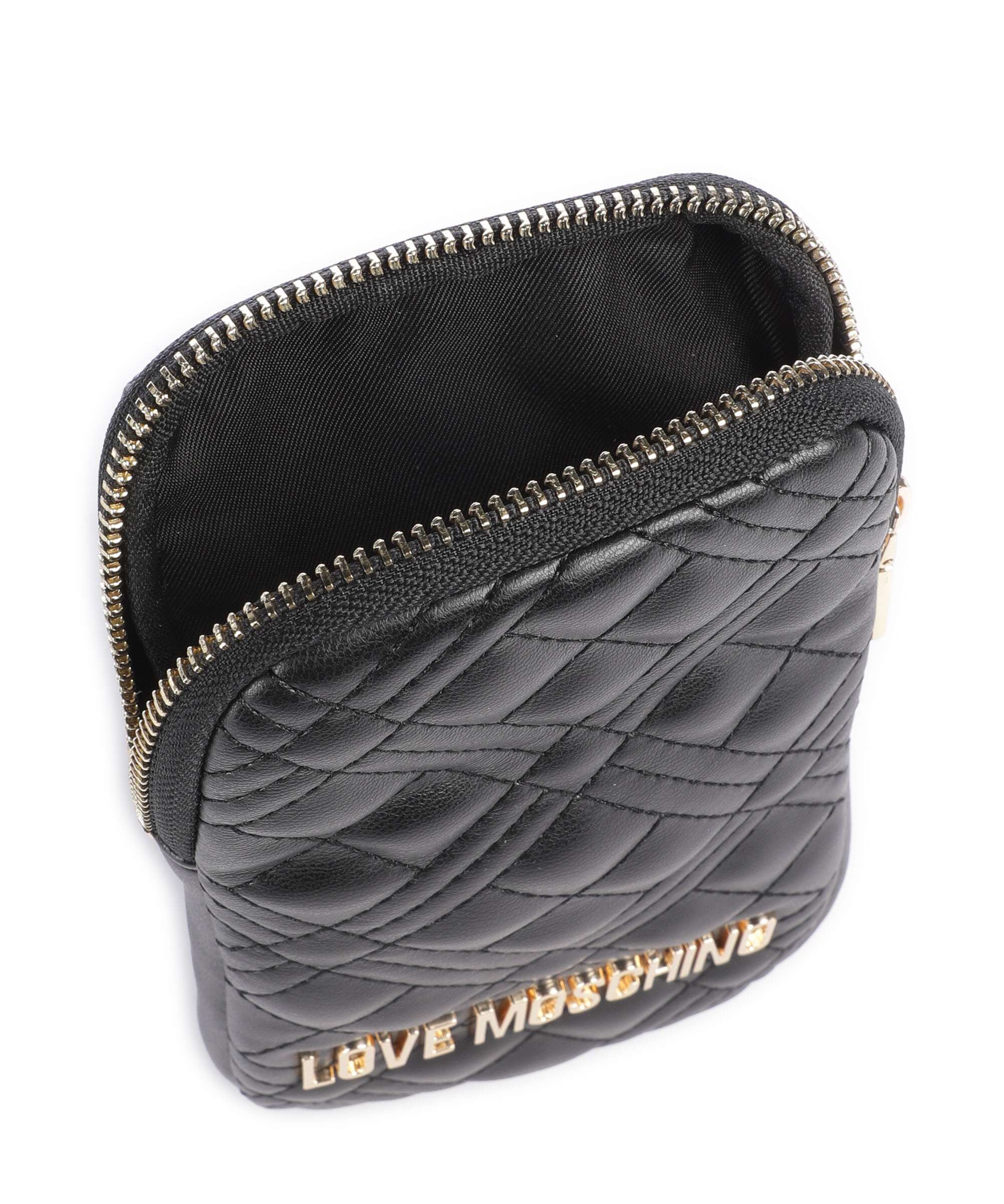 Love Moschino Quilted Phone bag nero