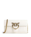 Pinko Love One Portefeuille bianco seta/antique gold