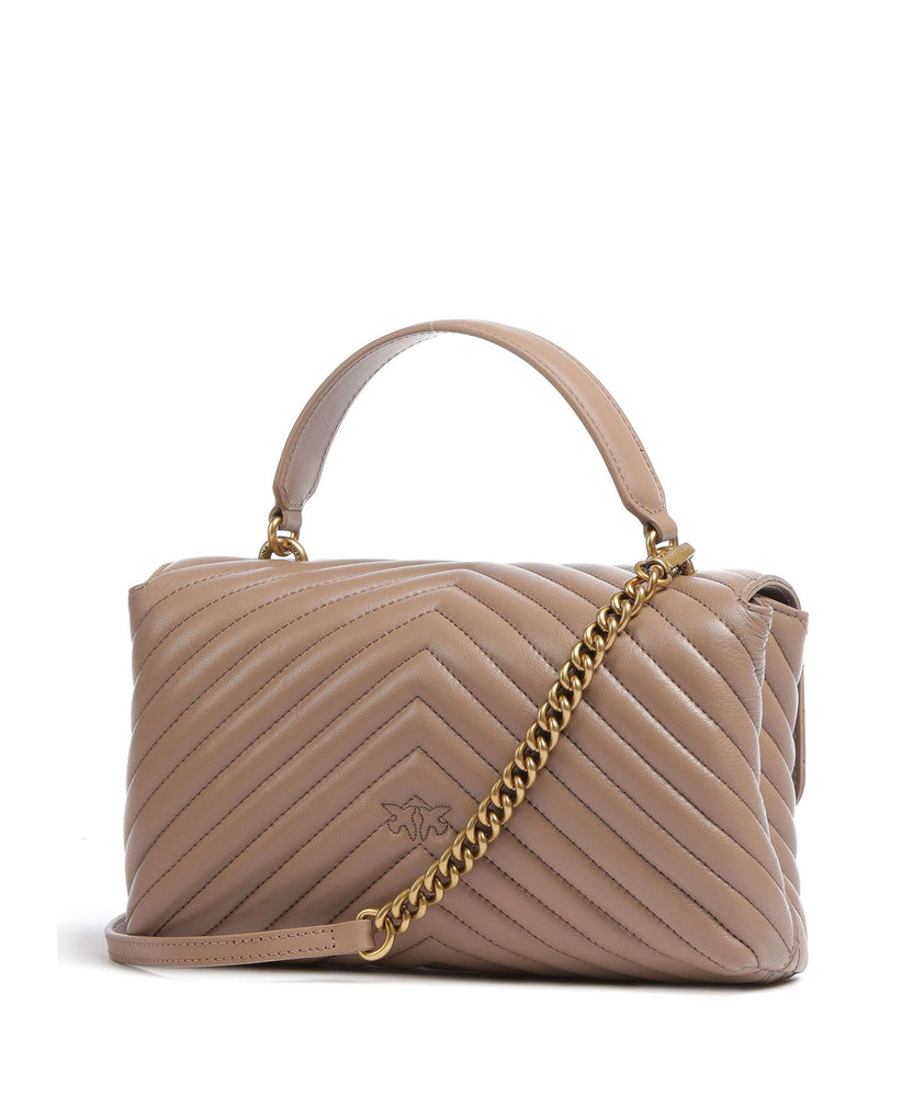 Pinko Love Lady Puff Classic Handbag biscotto zenzero/antique gold