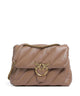 Pinko Love Puff Big Schultertasche biscotto zenzero/antique gold