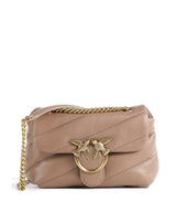 Pinko Love Puff Baby Schultertasche biscotto zenzero/antique gold