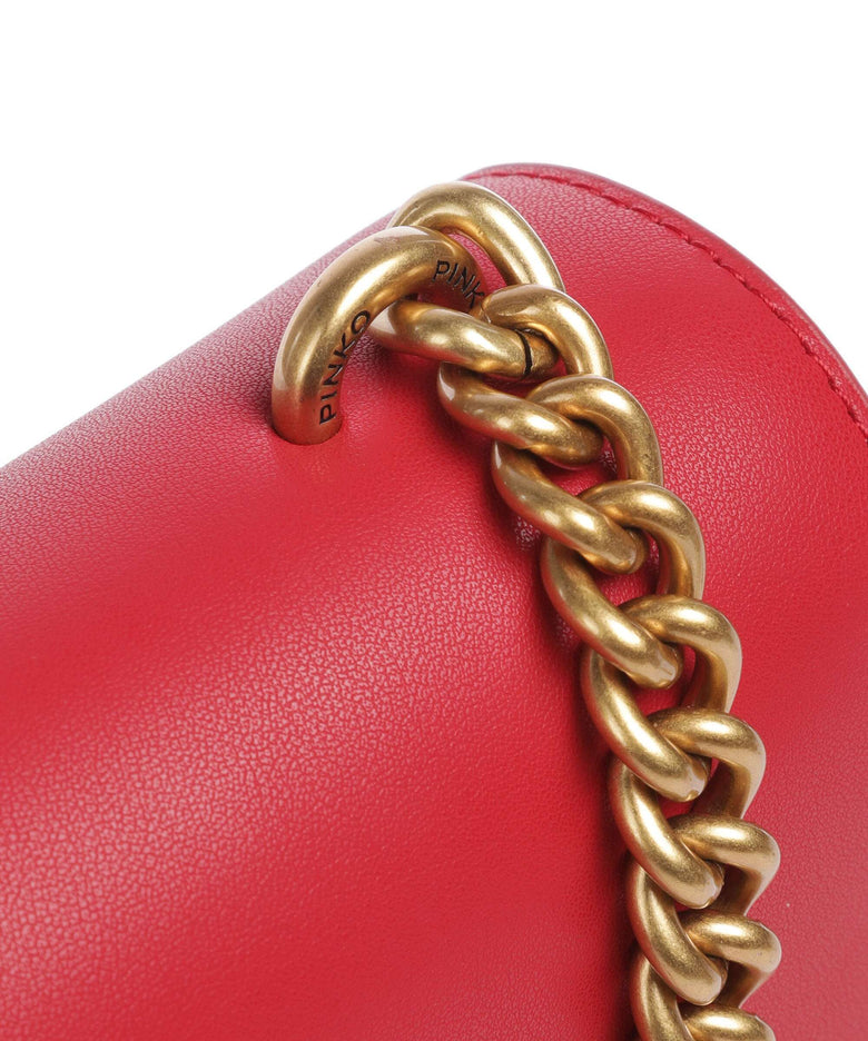 Pinko Love One Classic Crossbody bag rosso