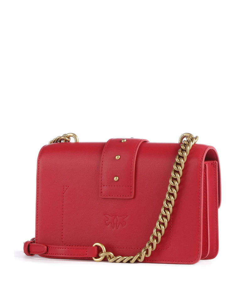 Pinko Love One Mini Crossbody bag rosso