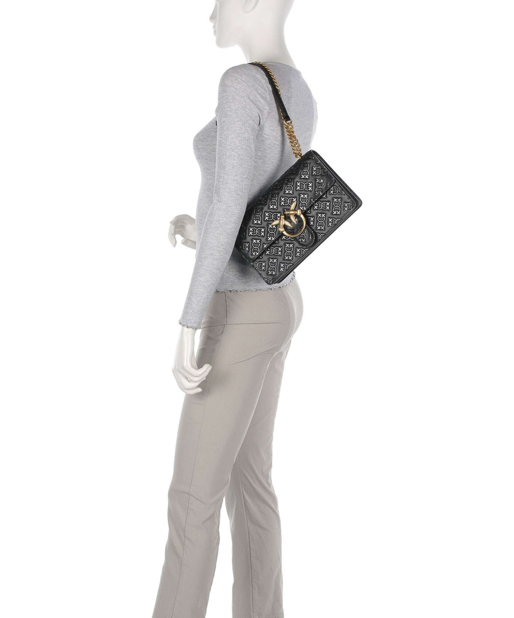 Pinko Love One Classic Shoulder bag nero/antique gold