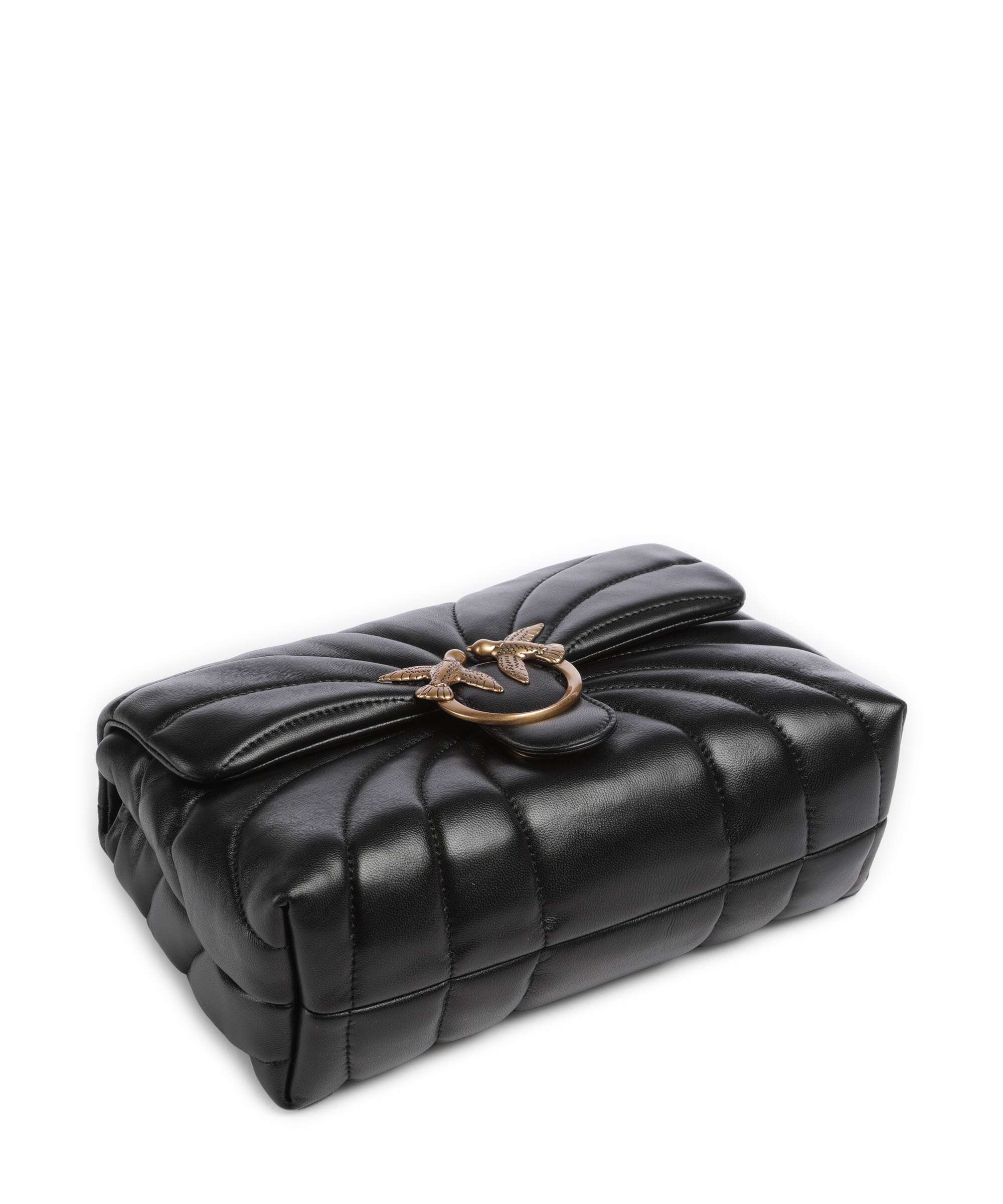 Pinko Love Puff Classic Shoulder bag nero/antique gold
