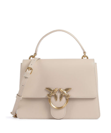 Pinko Love One Classic Handbag beige/grigio fumo/antique gold