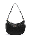 Pinko Half Moon Mini Schultertasche nero/antique gold