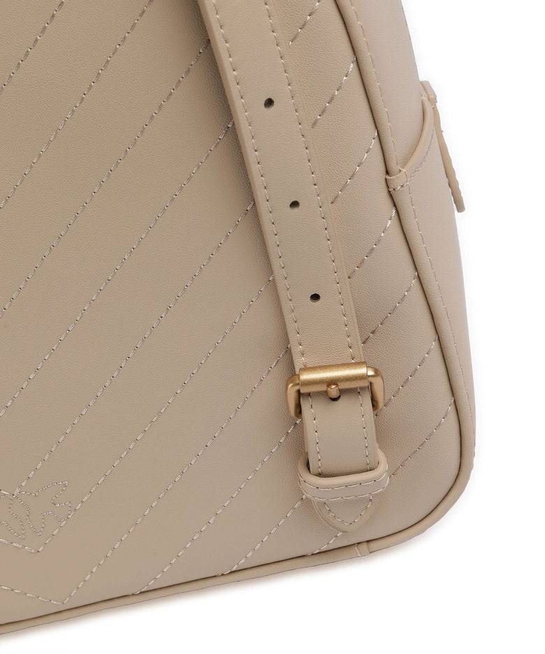 Pinko Love Click Backpack beige/grigio fumo/antique gold