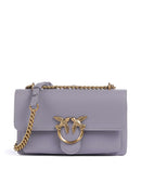 Pinko Love Soft Mini Sac porté épaule cenerre viola/antique gold