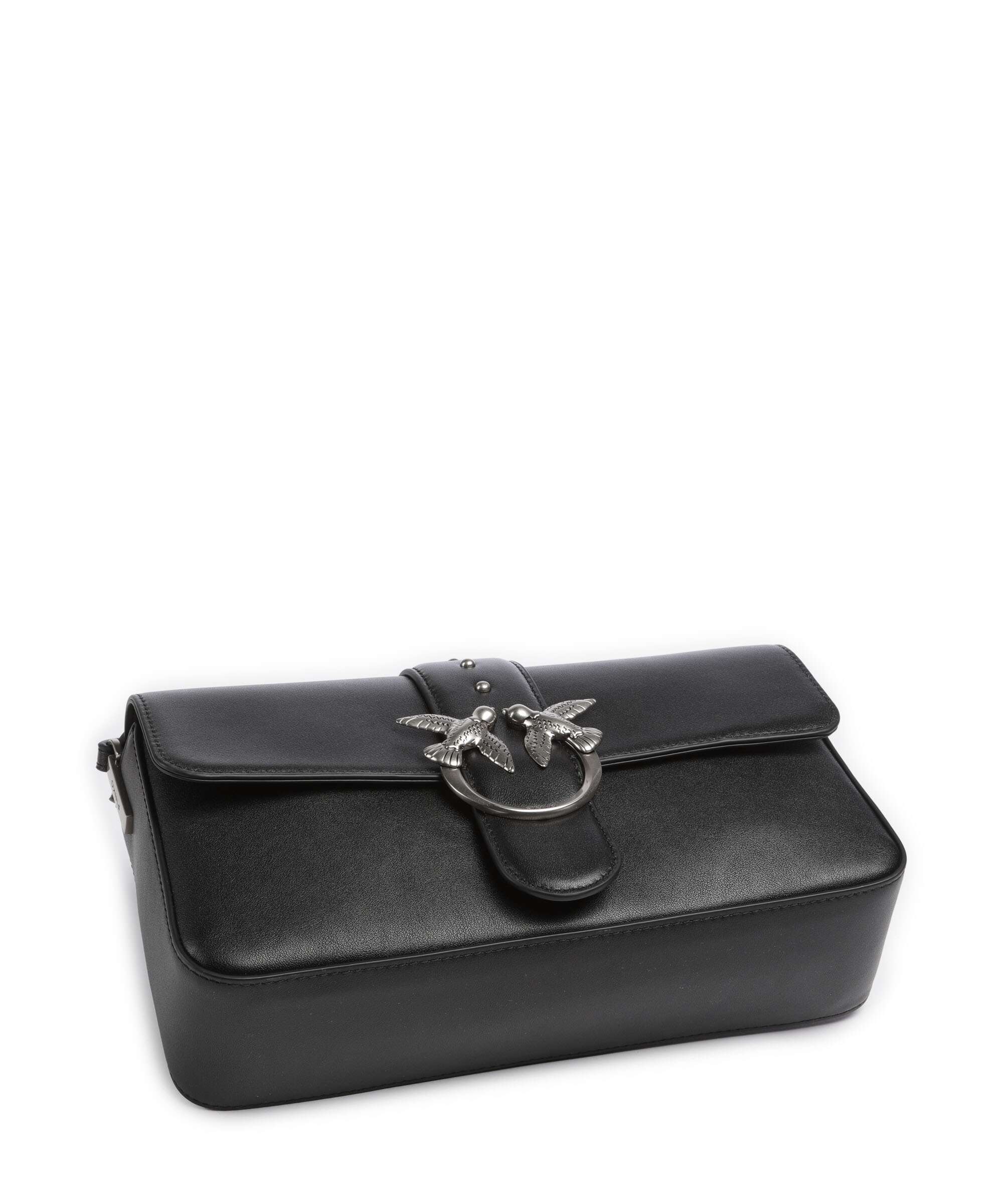 Pinko Love One Classic Slouchy Shoulder bag nero/old silver