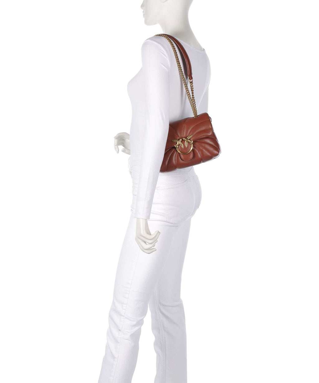 Pinko Love Puff Mini Shoulder bag arabo/antique gold
