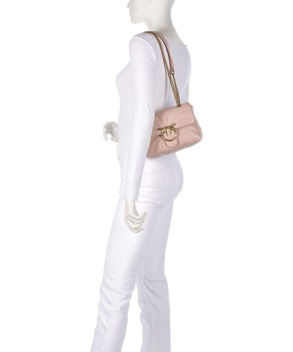 Pinko Love Puff Mini Shoulder bag cipria/antique gold