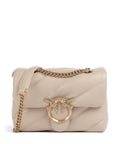 Pinko Love Puff Mini Shoulder bag beige/grigio fumo/antique gold