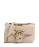 Pinko Love Puff Baby Schultertasche beige/grigio fumo/antique gold