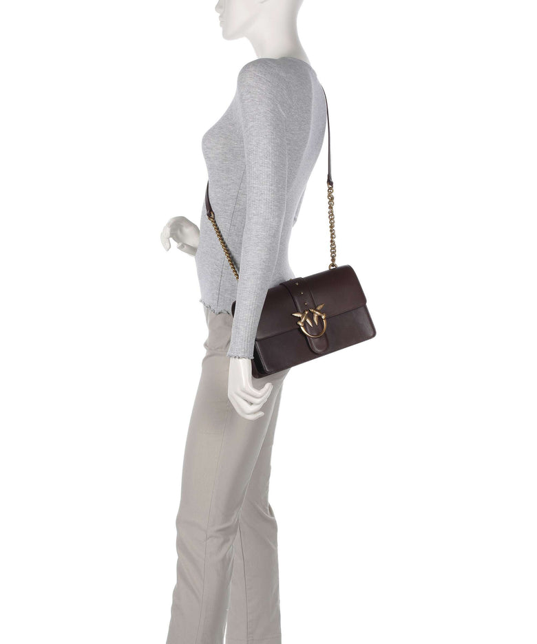 Pinko Love One Classic Crossbody bag uva di catawba/antique gold