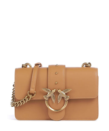 Pinko Love One Mini Crossbody bag torrone/antique gold