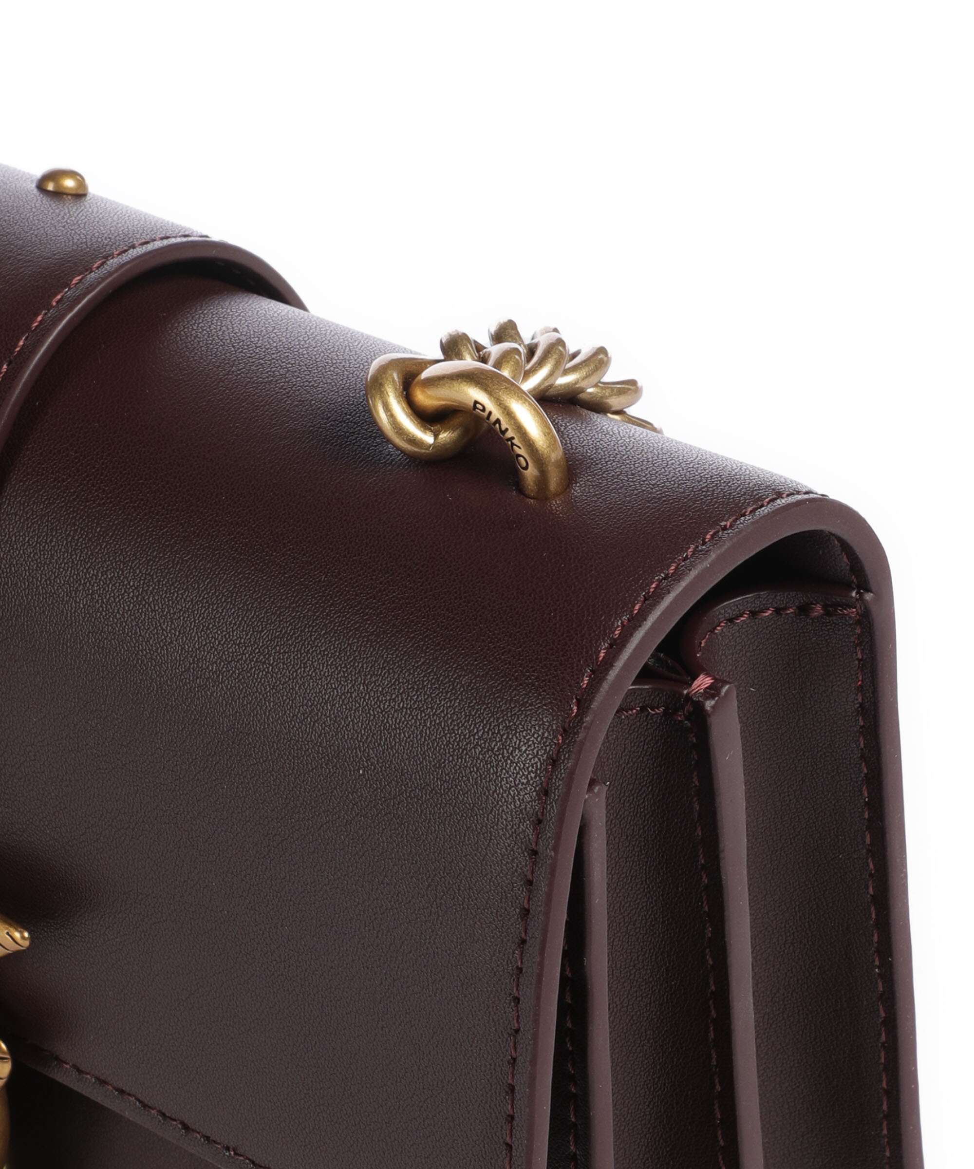 Pinko Love One Mini Crossbody bag uva di catawba/antique gold