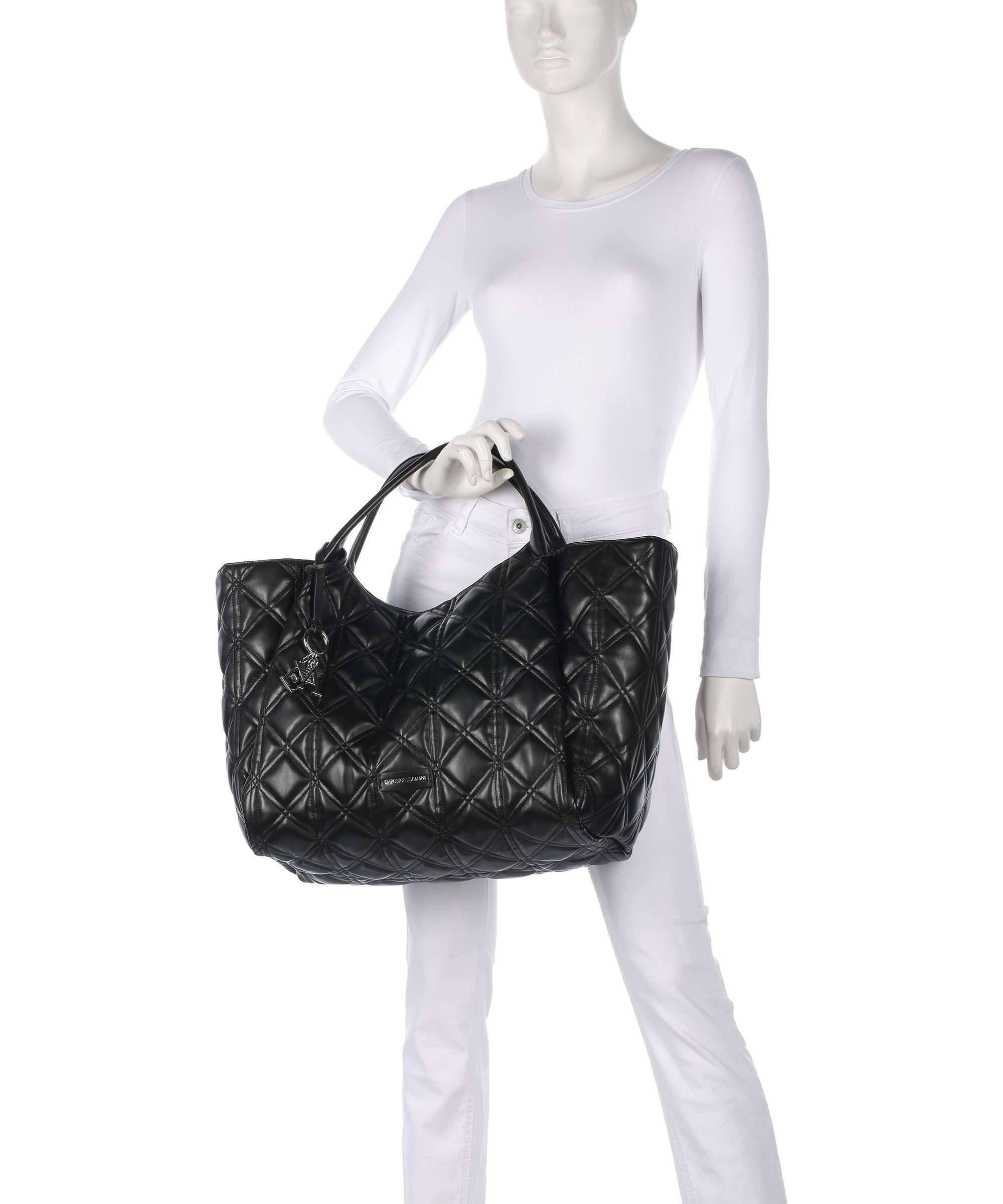 Emporio Armani Durini 24 Tote bag nero