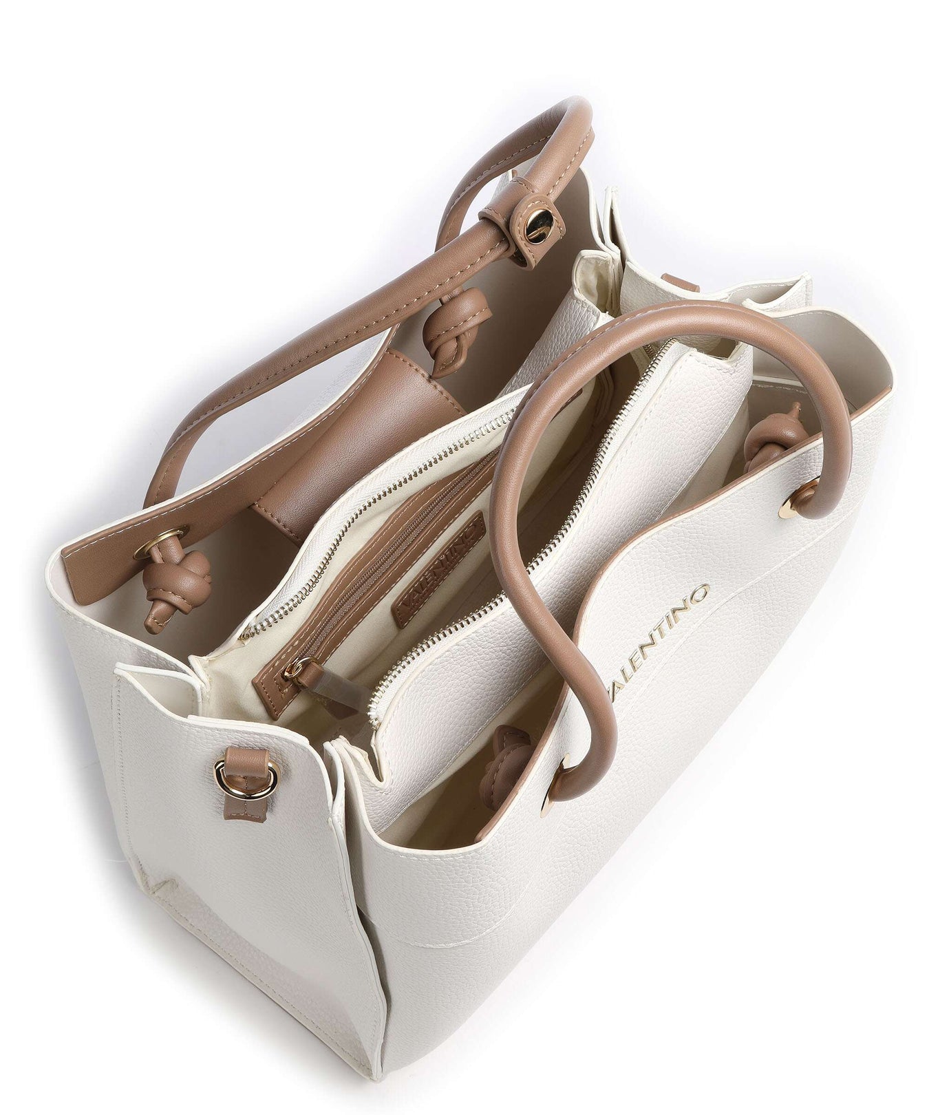 Valentino Bags Alexia Handbag bianc/cuoi