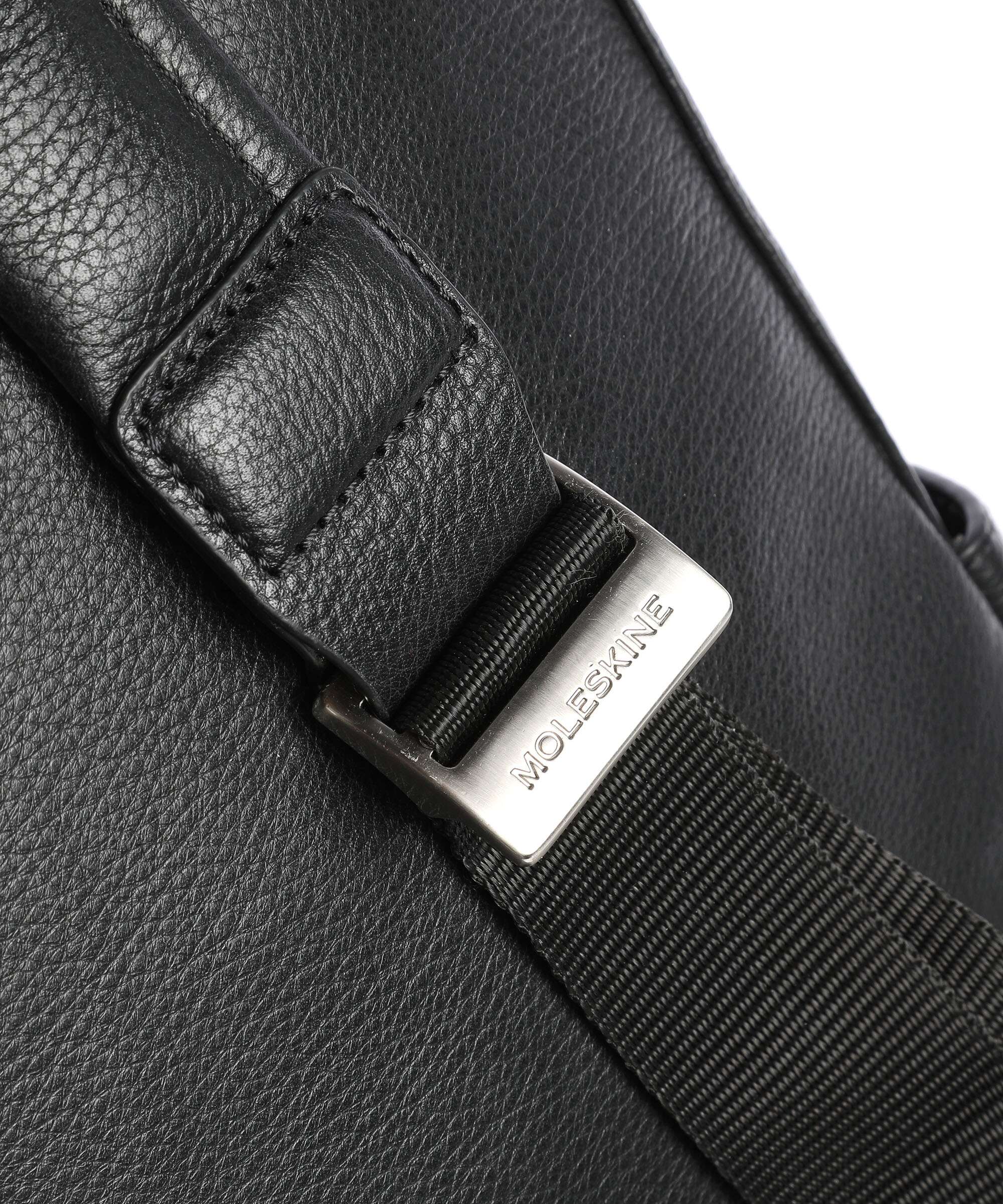 Moleskine Classic Leather Backpack schwarz