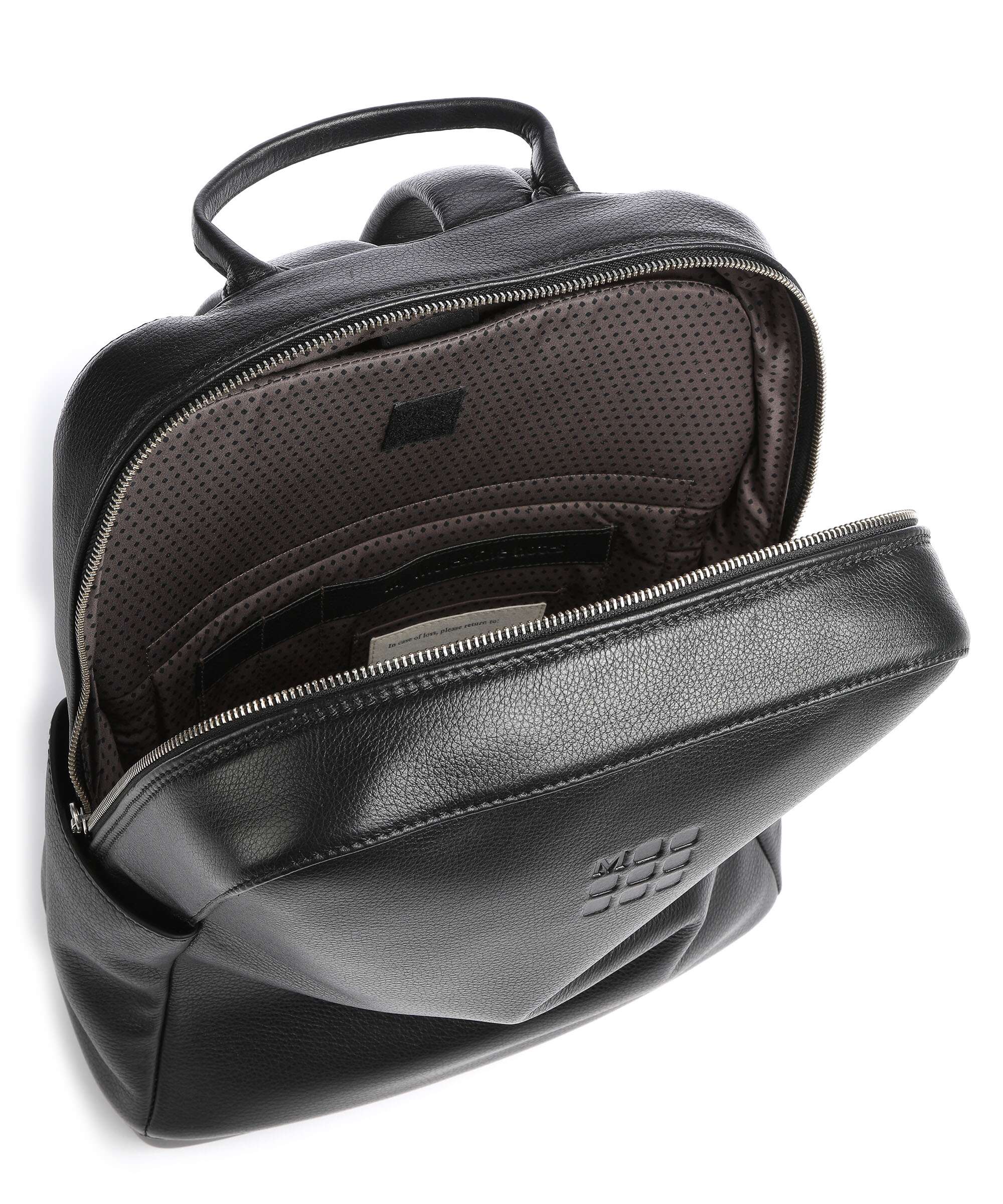 Moleskine Classic Leather Backpack schwarz