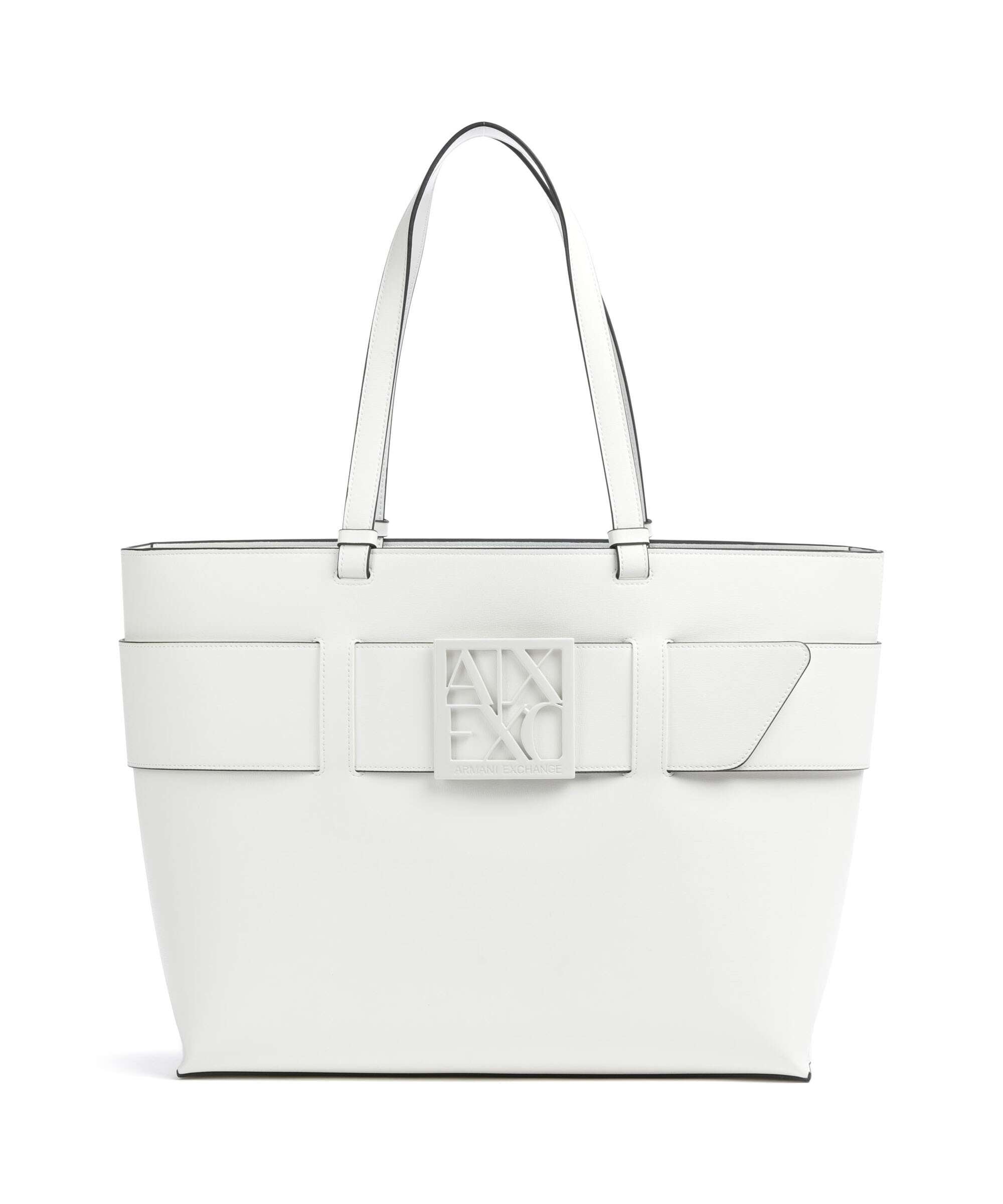 Armani Exchange Susie M Tote bag optical white