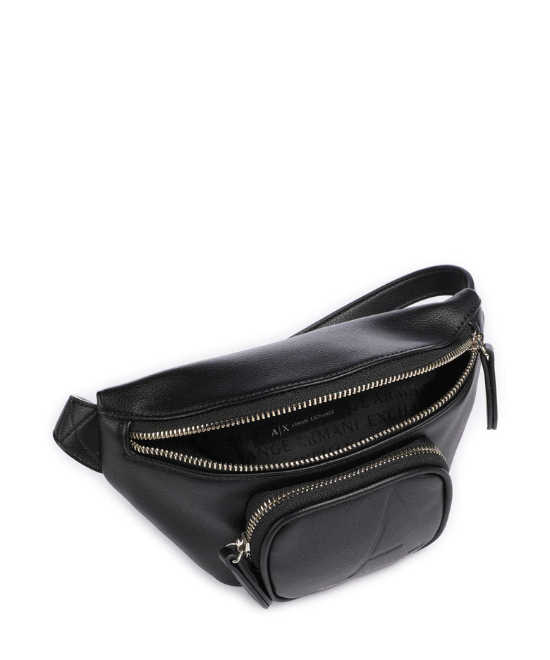 Armani Exchange A-Line Belt bag black