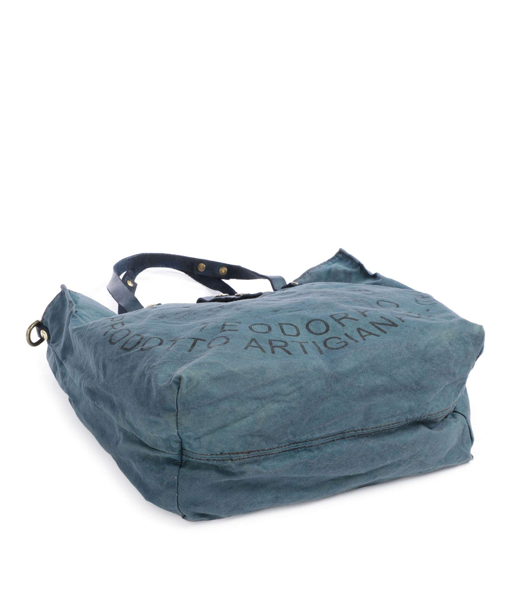 Campomaggi Tote bag beige/zaffiro/nera