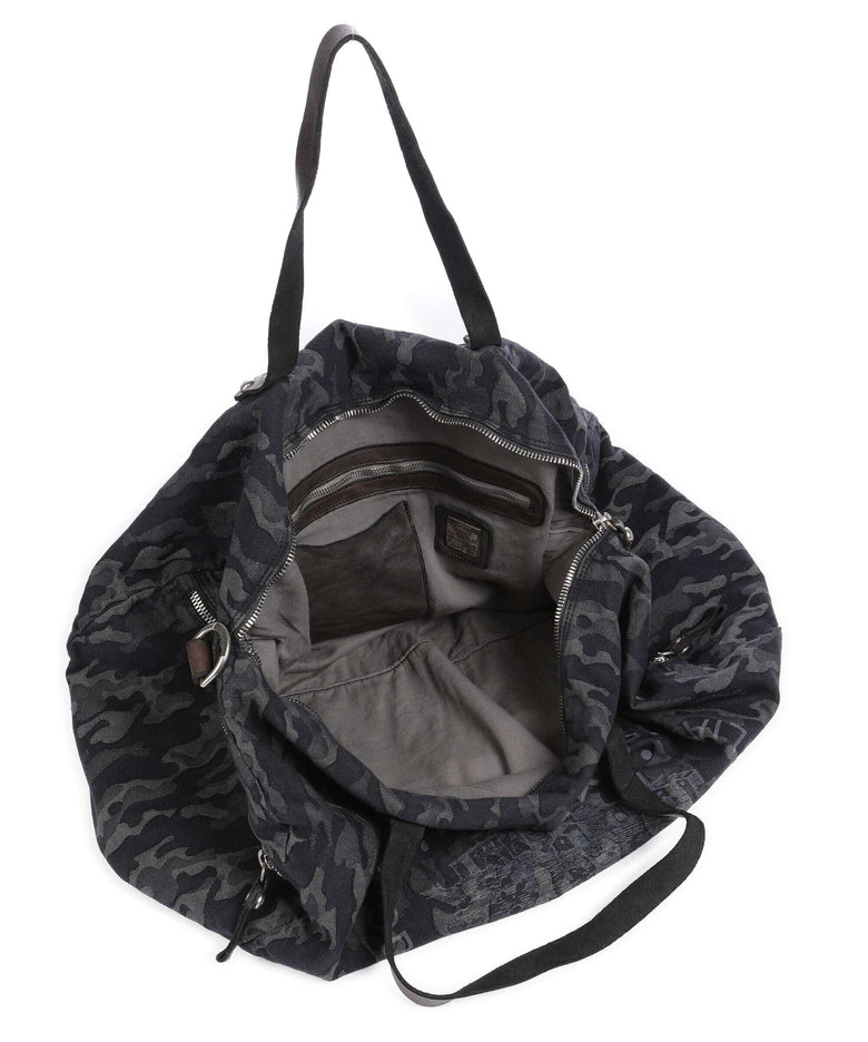 Campomaggi Weekend bag camouflage grigio