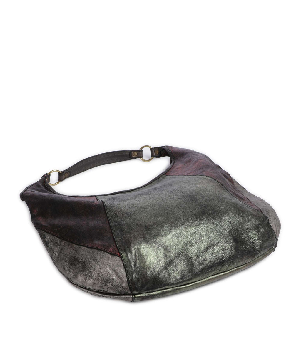 Campomaggi Hobo bag military/red/dark grey